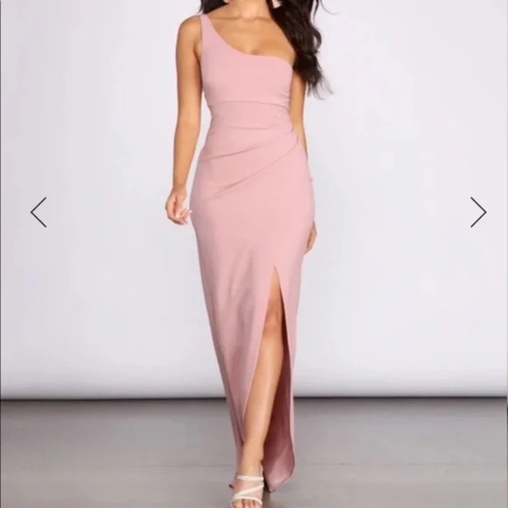 Iris Long Formal Mauve Dress, Sz S, NWOT - Picture 2 of 8